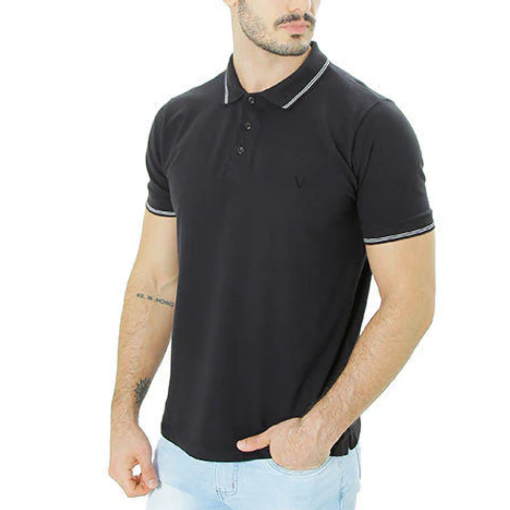 Polo Piquet Premium Detalhes - Imagem 3